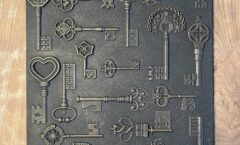 Чугунная плитка «Ключи 2»