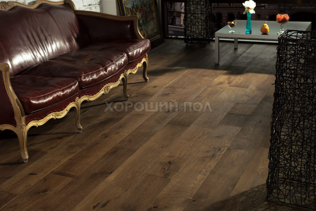 Инженерная доска COSWICK Дуб Старая Венеция (Old Venice) Таинственный лес (Dark Wood collection) Масло шелковое ультраматовое Черектер Широкоформатная доска 1163-7521-30