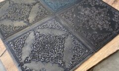 Чугунная плитка «Муар»