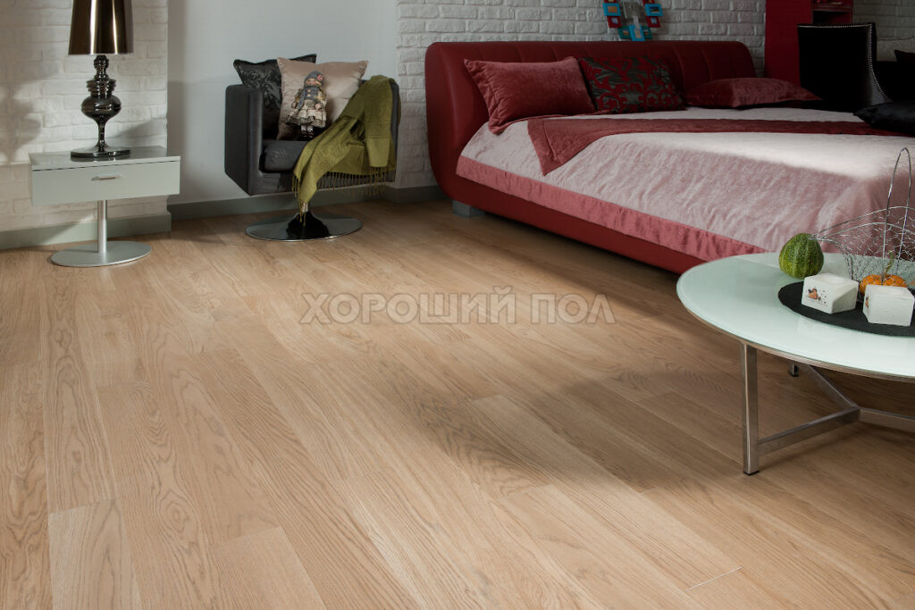 Широкоформатная доска COSWICK Дуб Песочный (Sandy) Дизайнерские решения (Designer Solution collection) Масло шелковое ультраматовое Черектер 1165-7523-20
