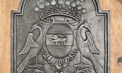 Чугунное панно «Орлы»