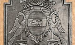 Чугунное панно «Орлы»