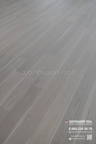Инженерная доска COSWICK Дуб Белоснежный (Snow white) Дизайнерские решения (Designer Solution collection) Масло шелковое ультраматовое 1 Коммон 1154-3824-10