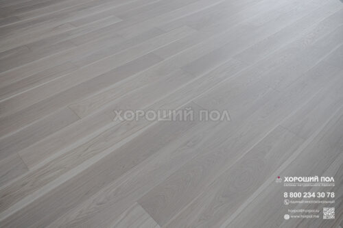 Инженерная доска COSWICK Дуб Белоснежный (Snow white) Дизайнерские решения (Designer Solution collection) Масло шелковое ультраматовое 1 Натур 1172-3824-10