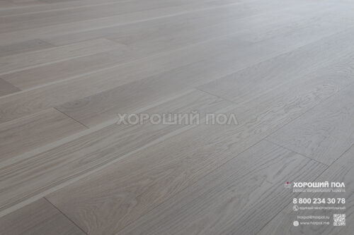 Инженерная доска COSWICK Дуб Белоснежный (Snow white) Дизайнерские решения (Designer Solution collection) Масло шелковое ультраматовое 1 Натур 1172-3824-10