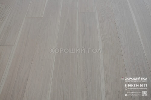 Инженерная доска COSWICK Дуб Белоснежный (Snow white) Дизайнерские решения (Designer Solution collection) Масло шелковое ультраматовое 1 Натур 1172-3824-10