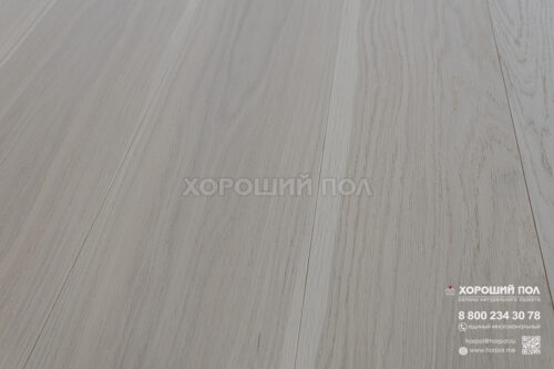 Инженерная доска COSWICK Дуб Белоснежный (Snow white) Дизайнерские решения (Designer Solution collection) Масло шелковое ультраматовое 1 Натур 1172-3824-10