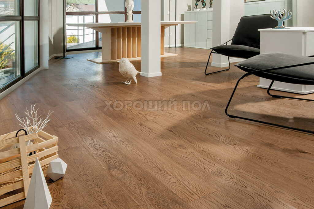 Инженерная доска COSWICK Дуб Кедр (Cedar) Натуральная палитра (Natural Touch collection) Масло шелковое 1 Натур Широкоформатная доска 1120-3281-10