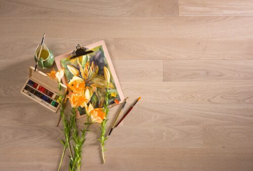 Инженерная доска COSWICK Дуб Титановый буфф (Titanium Buff) Натуральная палитра (Natural Touch collection) Масло шелковое ультраматовое Селект энд Бэттер 1167-1831-10