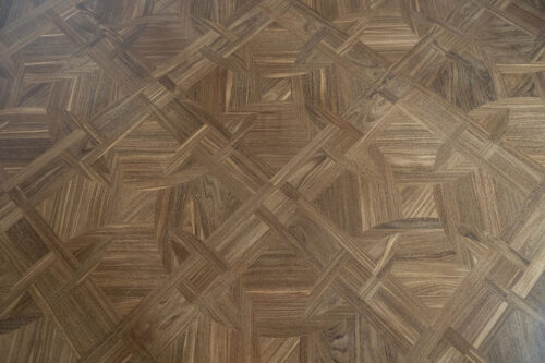 Модульный паркет ANGKOR-WOOD - Малайзия Ормозия Небесные круги Лак шелковый Селект 2222-0022