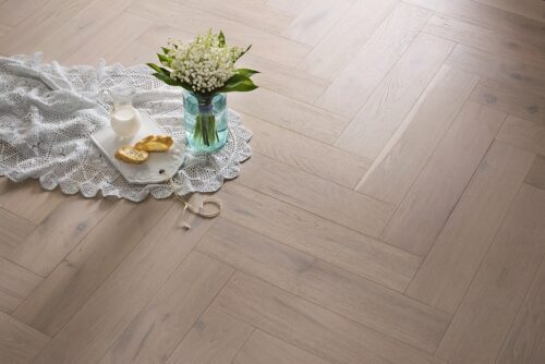 Модульный паркет COSWICK Дуб Альпийский (Alpine) Белые ночи (White Breathe collection) Масло шелковое ультраматовое Селект энд Бэттер Блуа 1106-1878-10