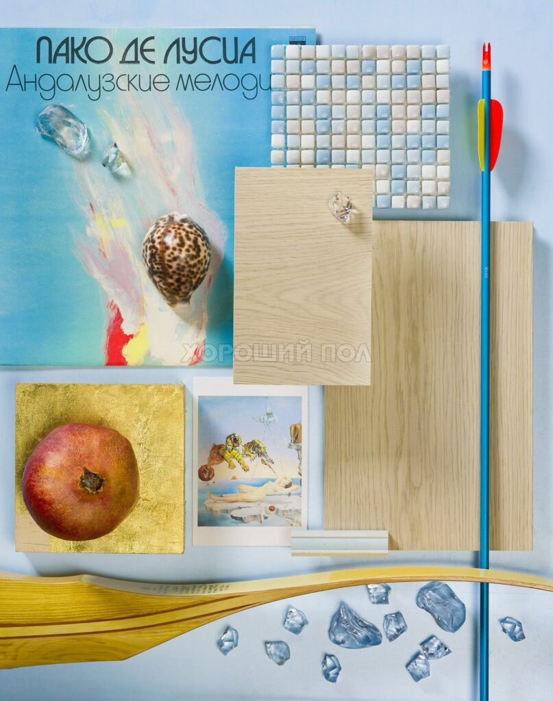 Модульный паркет COSWICK Дуб Слоновая кость (Ivory) Дизайнерские решения (Designer Solution collection) Масло шелковое ультраматовое Селект энд Бэттер Блуа 1106-1886-10