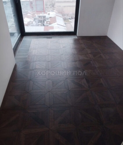 Модульный паркет COSWICK Орех Американский Классический (Classic) Американский орех (American Walnut collection) Масло шелковое Селект энд Бэттер Ланже s-1306-1261-30