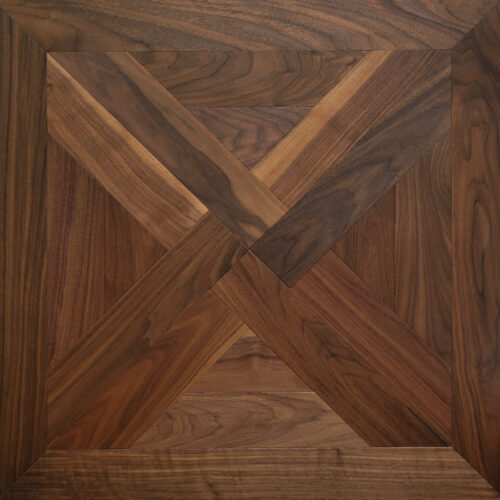 Модульный паркет COSWICK Орех Американский Натуральный (Natural) Американский орех (American Walnut collection) Масло шелковое Селект энд Бэттер Трианон 1344-1201-30