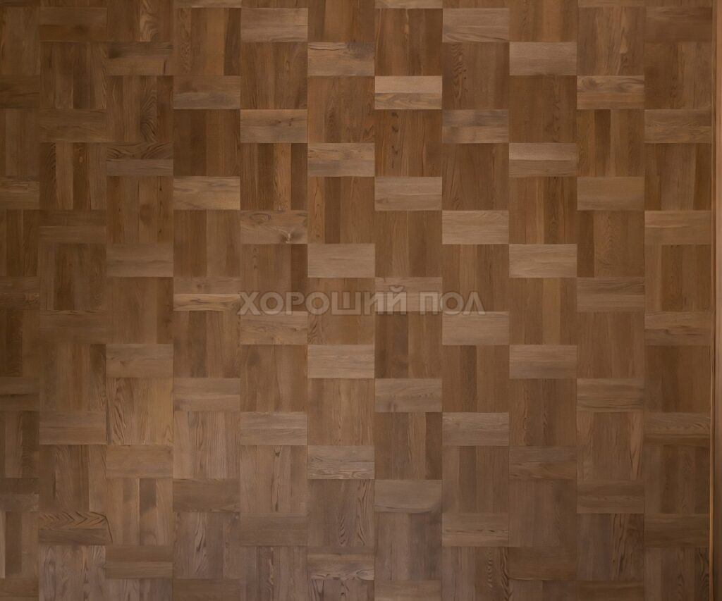 Мозаичный паркет COSWICK Дуб Кедр (Cedar) Масло шелковое Селект энд Бэттер Геометрический паркет из английской елки 2025-1239