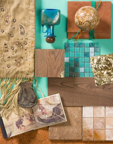 Мозаичный паркет COSWICK Дуб Кедр (Cedar) Натуральная палитра (Natural Touch collection) Масло шелковое Селект энд Бэттер Шереметьевский ромб 1197-1281-10