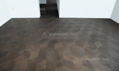 Мозаичный паркет COSWICK Дуб Корица (Cinnamon) Таинственный лес (Dark Wood collection) Масло шелковое ультраматовое Селект энд Бэттер Шереметьевский ромб 1193-1865-10