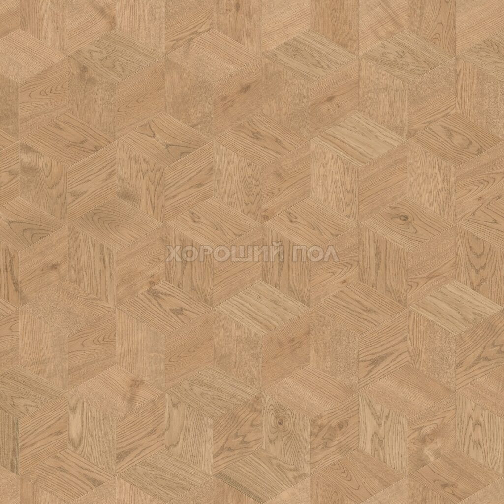 Мозаичный паркет COSWICK Дуб Сиена рустикальная (Sienna Rustic) Натуральная палитра (Natural Touch collection) Масло шелковое ультраматовое 1 Коммон Шереметьевский ромб 1197-3809-20