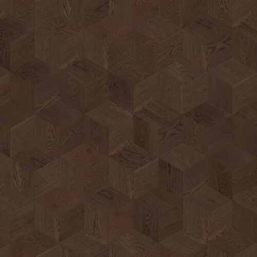 Мозаичный паркет COSWICK Дуб Старая Венеция (Old Venice) Таинственный лес (Dark Wood collection) Масло шелковое ультраматовое 1 Коммон Шереметьевский ромб 1197-3821-30