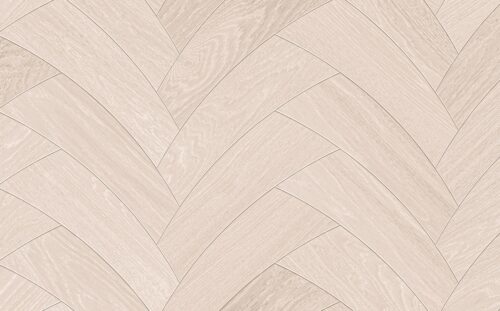 Мозаичный паркет COSWICK Криволинейная елка Дуб Альпийский (Alpine) Белые ночи (White Breathe collection) Масло шелковое ультраматовое Селект энд Бэттер Эльсинор 1110-1878-10