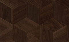 Мозаичный паркет COSWICK Орех Американский Классический (Classic) Американский орех (American Walnut collection) Масло шелковое 1 Натур Шереметьевский ромб 1397-3261-30