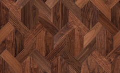 Мозаичный паркет COSWICK Орех Американский Натуральный (Natural) Американский орех (American Walnut collection) Масло шелковое Селект энд Бэттер Кофейное зерно 1387-1201-30