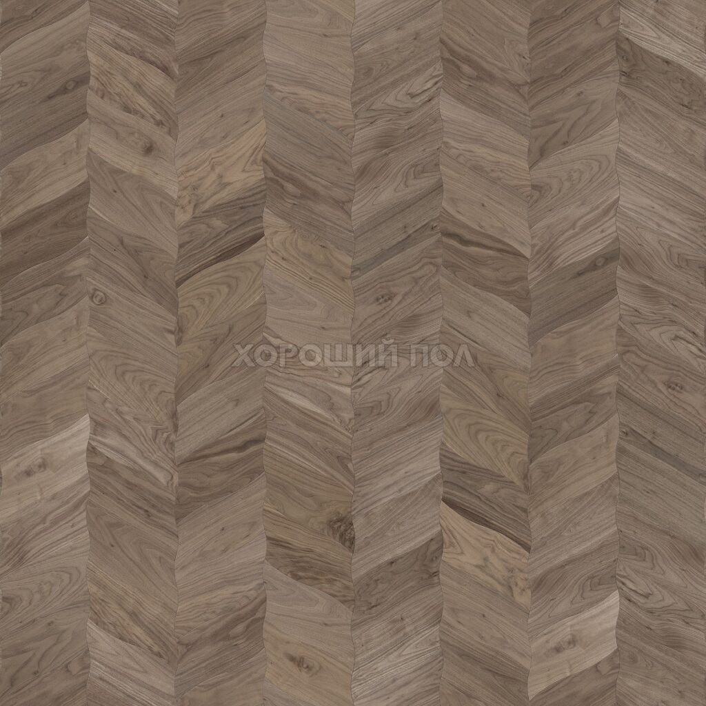 Мозаичный паркет COSWICK Орех Американский Зимний закат (Sunset) Американский орех (American Walnut collection) Масло шелковое ультраматовое Селект энд Бэттер Чайный лист 1386-1866-30