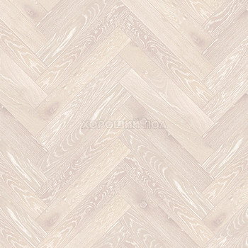 Паркет елка COSWICK Английская елка (90°) Дуб Альпийский (Alpine) Белые ночи (White Breathe collection) Масло шелковое ультраматовое Таверн Штучный паркет 1151-4878-20