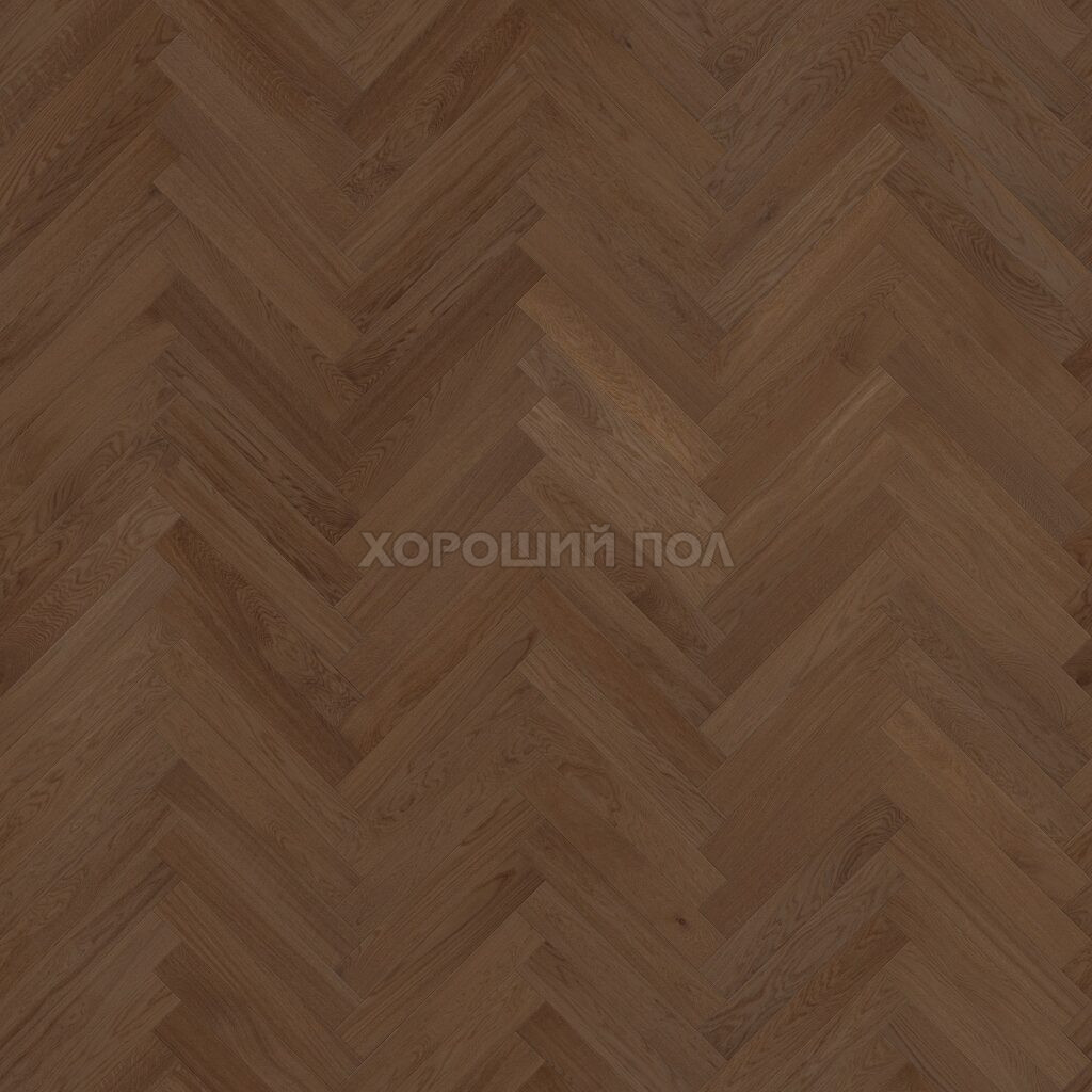 Паркет елка COSWICK Английская елка (90°) Дуб Корица (Cinnamon) Таинственный лес (Dark Wood collection) Масло шелковое ультраматовое Селект энд Бэттер Венгерская елка 1174-1865-10