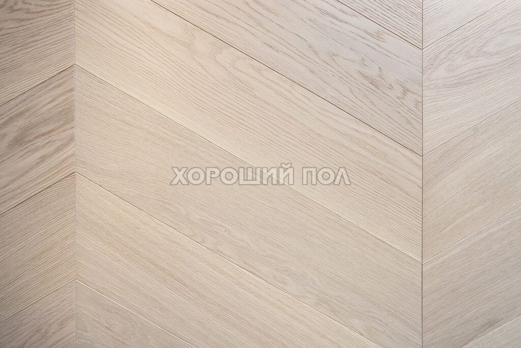 Паркет елка COSWICK Французская елка (45°) Дуб Ванильный рустикальный (Vanilla Rustic) Белые ночи (White Breathe collection) Масло шелковое ультраматовое 1 Коммон 1175-3808-20