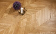 Паркет елка COSWICK Французская елка (60°) Дуб Натуральный (Natural) Натуральная палитра (Natural Touch collection) Масло шелковое Селект энд Бэттер 1123-1201-10