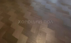 Паркет елка COSWICK Французская елка (60°) Дуб Орех рустикальный (Chestnut Rustic) Таинственный лес (Dark Wood collection) Масло шелковое Таверн Итальянская елка 1183-4204-20