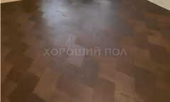 Паркет елка COSWICK Французская елка (60°) Дуб Орех рустикальный (Chestnut Rustic) Таинственный лес (Dark Wood collection) Масло шелковое Таверн Итальянская елка 1183-4204-20