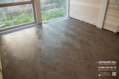 Паркет елка COSWICK Французская елка (60°) Дуб Скалистый риф (Rocky reef) Оттенки серого (Grеy Shadow collection) Масло шелковое Таверн Итальянская елка 1192-4230-20
