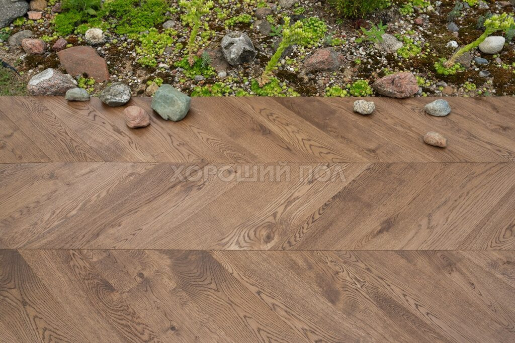 Паркет елка COSWICK Французская елка (60°) Дуб Кедр рустикальный (Cedar Rustic) Натуральная палитра (Natural Touch collection) Масло шелковое Таверн Итальянская елка 1123-4281-20