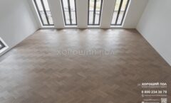 Паркет елка COSWICK Французская елка (60°) Дуб Пастель рустикальная (Pastel Rustic) Оттенки серого (Grеy Shadow collection) Масло шелковое 1 Коммон Итальянская елка 1192-3247-20