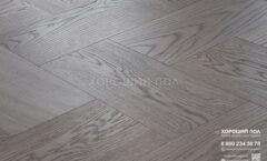 Паркет елка COSWICK Французская елка (60°) Дуб Пастель рустикальная (Pastel Rustic) Оттенки серого (Grеy Shadow collection) Масло шелковое 1 Коммон Итальянская елка 1192-3247-20