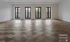 Паркет елка COSWICK Французская елка (60°) Дуб Пастель рустикальная (Pastel Rustic) Оттенки серого (Grеy Shadow collection) Масло шелковое 1 Коммон Итальянская елка 1192-3247-20