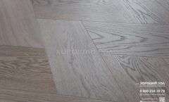 Паркет елка COSWICK Французская елка (60°) Дуб Пастель рустикальная (Pastel Rustic) Оттенки серого (Grеy Shadow collection) Масло шелковое 1 Коммон Итальянская елка 1192-3247-20