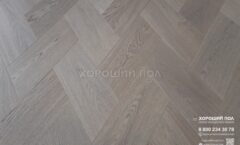 Паркет елка COSWICK Французская елка (60°) Дуб Пастель рустикальная (Pastel Rustic) Оттенки серого (Grеy Shadow collection) Масло шелковое 1 Коммон Итальянская елка 1192-3247-20