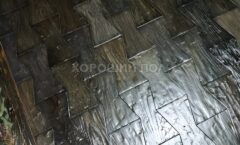 Паркет состаренный модульный из дуба с бордюром, коллекция Русь. РУССКИЙ ДУБ F-522