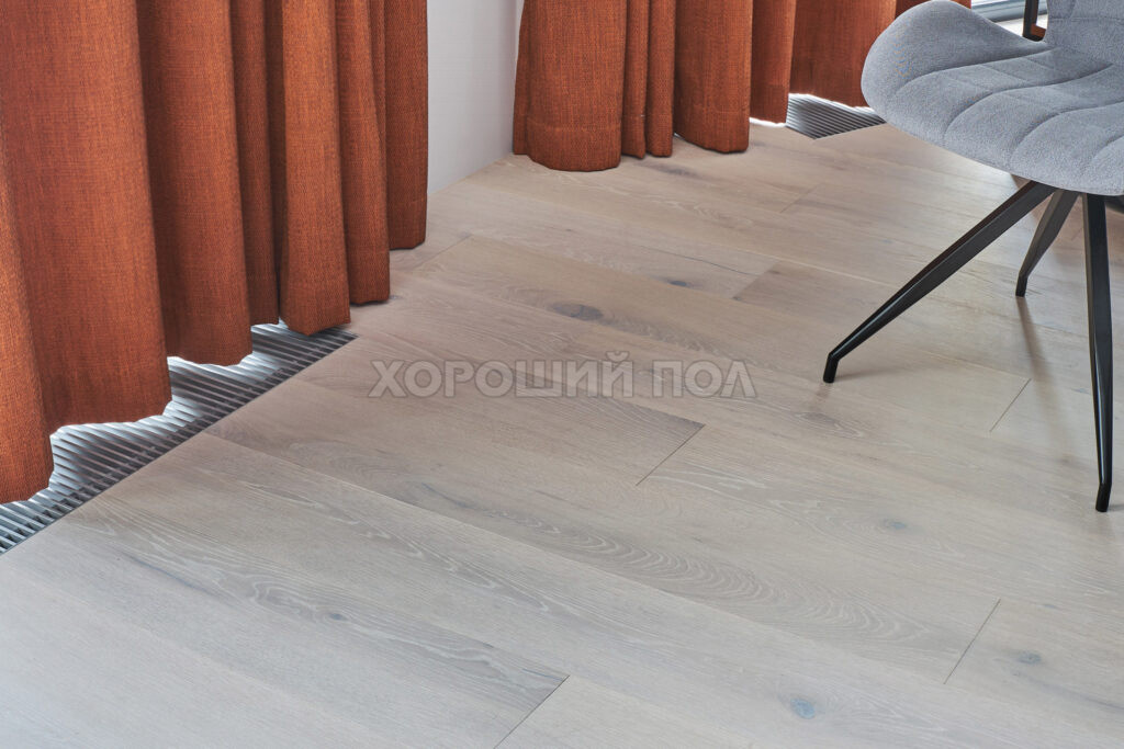 Широкоформатная доска COSWICK Дуб Альпийский (Alpine) Белые ночи (White Breathe collection) Масло шелковое ультраматовое Черектер 1135-7878-20